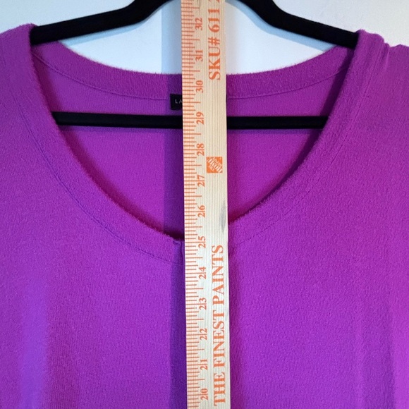 Lane Bryant Purple Tiered Tunic Top 22/24 - Picture 3 of 15